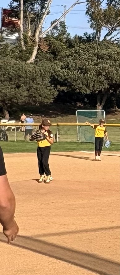 Owen fielding at second base
